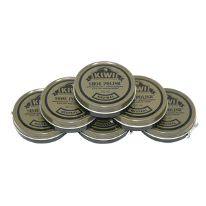 KIWI Neutral Shoe Polish - Box of 6 Cans