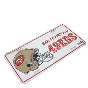 Vintage 1980's "SAN FRANCISCO 49ERS" Number Plate