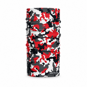 Camo Design - Modern Camo (Black -White- Red) by HEADSKINZ