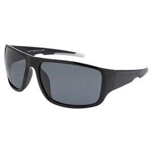 XA 7323 Polarised Wrap Sunglasses – Black White Smoke by BLACK ICE