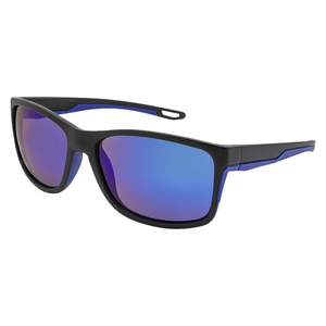 7215 Wayfarer Sunglasses – Black/Blue Mirror by BLACK ICE