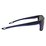 7215 Wayfarer Sunglasses – Black/Blue Mirror by BLACK ICE
