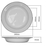 Classic 24cm Enamel Soup Plate in Pastel Colours by OUTBOUND