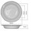 1 Dozen Classic 24cm Enamel Soup Plate in Pastel Yellow by OUTBOUND