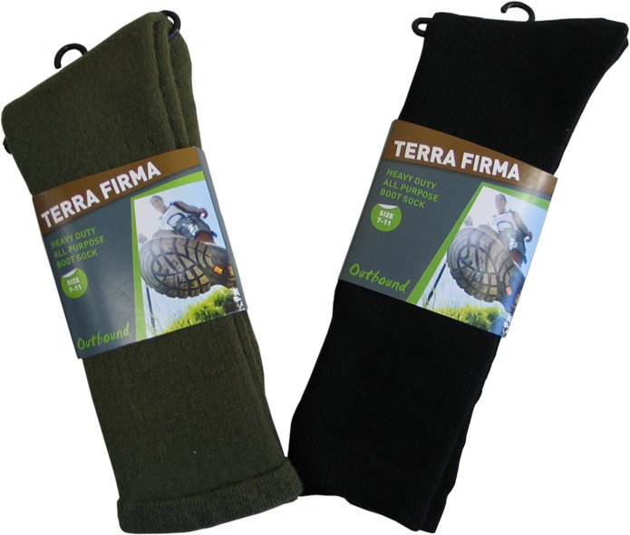 Terra Firma Heavy Duty Wool Boot Socks by OUTBOUND