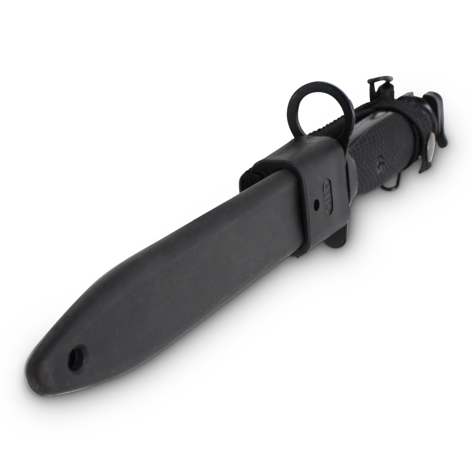 M7 Style Black Bayonet with M8A1 Scabbard by COMMANDO - Check Out