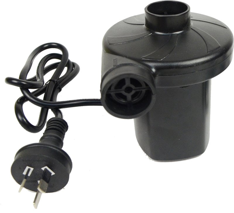 240V Electrical Air Pump Lightweight Portable 3 Valve Adaptors Great Value!