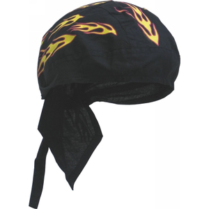 OUTBOUND Bandanna Cap Yellow Flames