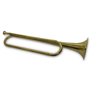Long Brass Cavalry Bugle