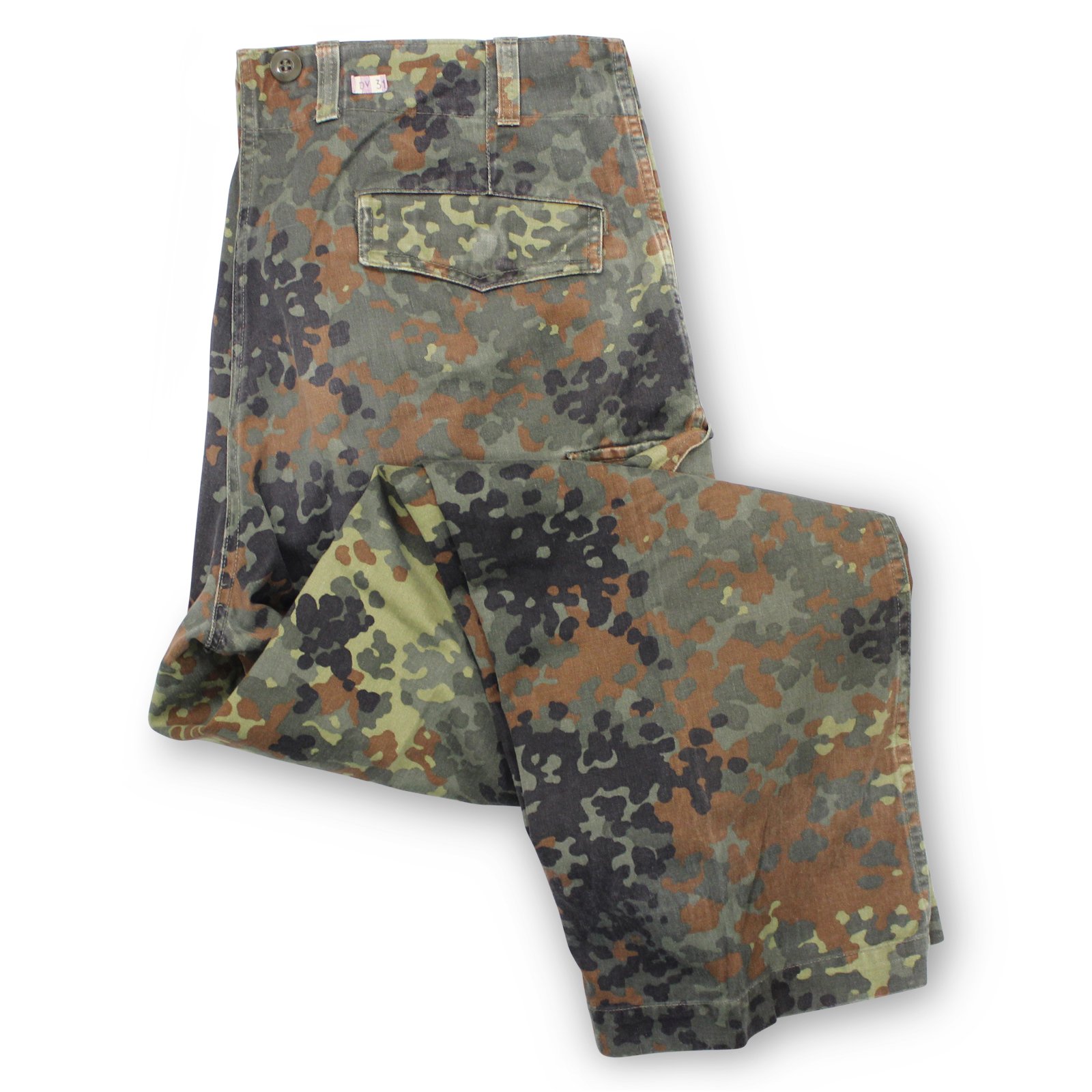 Camo Cargo Army Military Trousers New German Flecktarn Combat Pants 