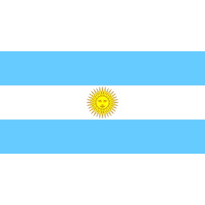 Flag Of Argentina (Large) 5'x3'