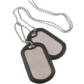 Silver Dog Tags With Silencers - COMMANDO NEW : Shop our Wide Range of ...