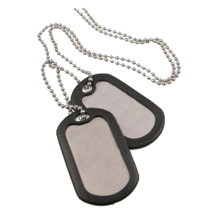 Silver Dog Tags With Silencers - COMMANDO NEW : Shop our Wide Range of ...