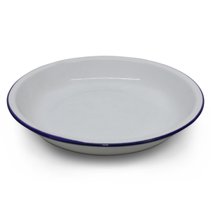 OUTBOUND 22cm Enamel Rice Bowl White x 12