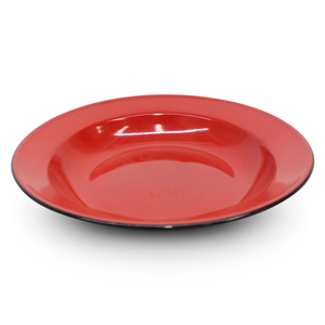 OUTBOUND 26cm Enamel Soup Plate Assorted Colours