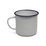 OUTBOUND 9cm Enamel Mug White