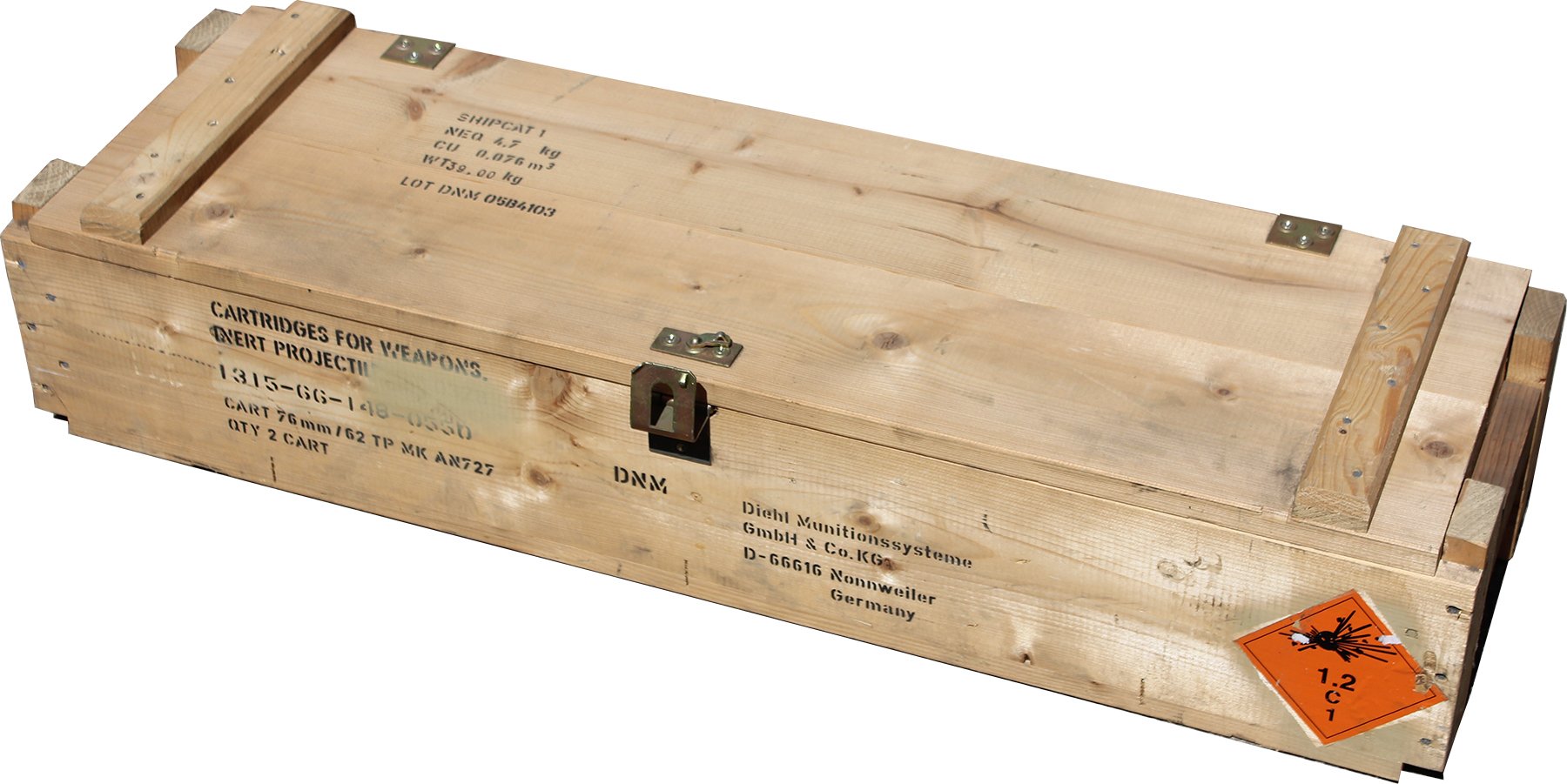 WW2 German 9mm Ammo Box Reproduction – Military Army Memorabilia – Made In Slovakia