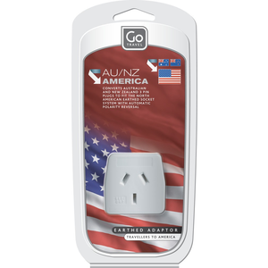 GO TRAVEL Aus To USA Adaptor