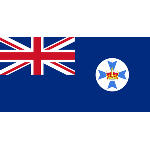 State Flag Of Queensland (Large) 5'x3' by OUTBOUND