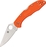 SPYDERCO Delica 4 Orange Flat Ground - Plain Blade