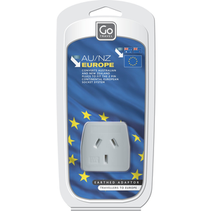 Aus To European Adaptor by GO TRAVEL
