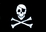 Skull And Bones Flag (Small) 3'x2'