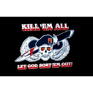 Kill Em All Flag (Large) 5'x3'