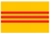Flag Of South Vietnam (Large) 5'x3'