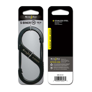 NITE IZE S-Biner Steel No5 - Black