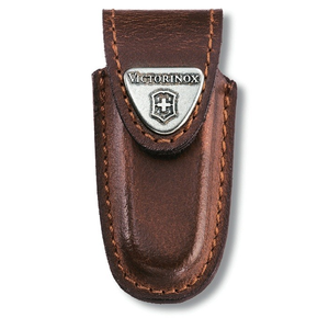 VICTORINOX Brown Leather Sheath for Classic 