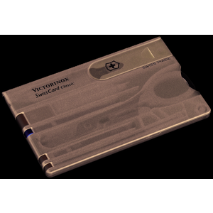 Swiss Card Classic - Translucent Black by VICTORINOX