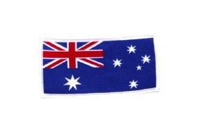 Woven Badge Small Army & Military Australian Flag 
