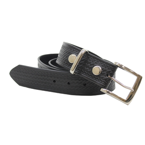 40mm Leather Basketweave Belt by GUARDWELL