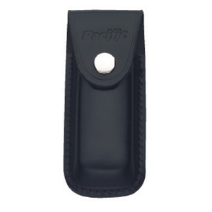 PACIFIC CUTLERY Sheath - Leather Black Medium - 10cm L X 5cm W