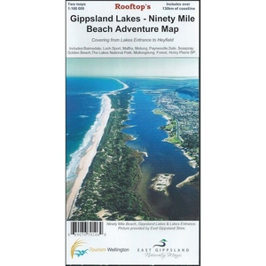 ROOFTOPS MAP Gippsland Lakes-Ninety Mile Beach Adventure Map