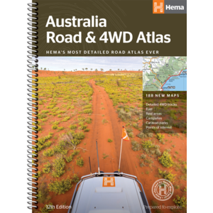 HEMA Australian Road & 4WD Atlas Spiral