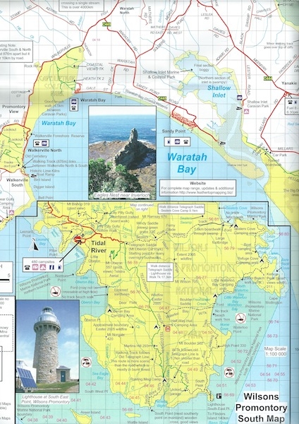 Wilsons Prom Fishing Map Rooftops Map South Gippsland-Wilsons Prom Adventure Map - Wide Range Of  Touring Maps To Keep Your Adventure On Track - Rooftops Map New Fringe  Direct