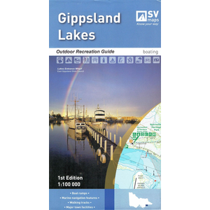 Gippsland Lakes Outdoor Recreation Guide by SPACIAL VISION MAP