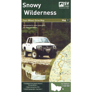 SPACIAL VISION MAP Snowy Wilderness 4WD Map