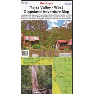 Yarra Valley-West Gippsland Adventure Map by ROOFTOPS MAP