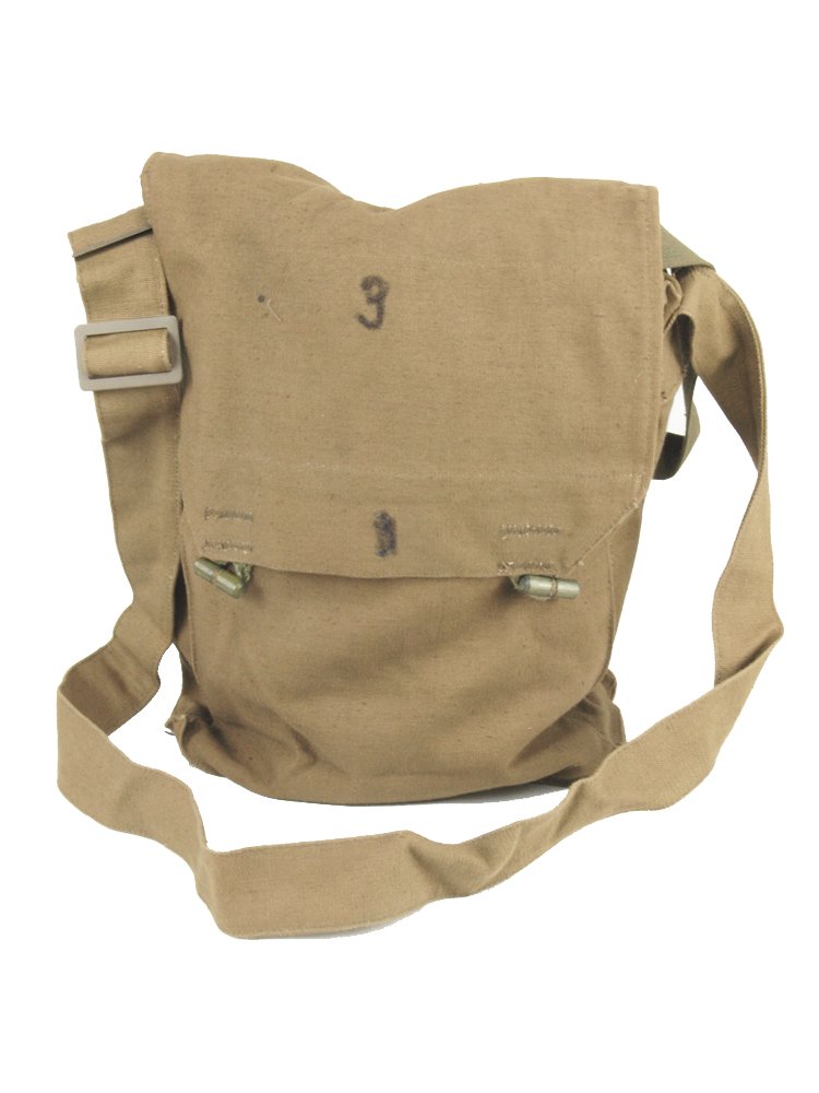 MILITARY SURPLUS Czech Army Khaki Canvas Shoulder Bag Tough and